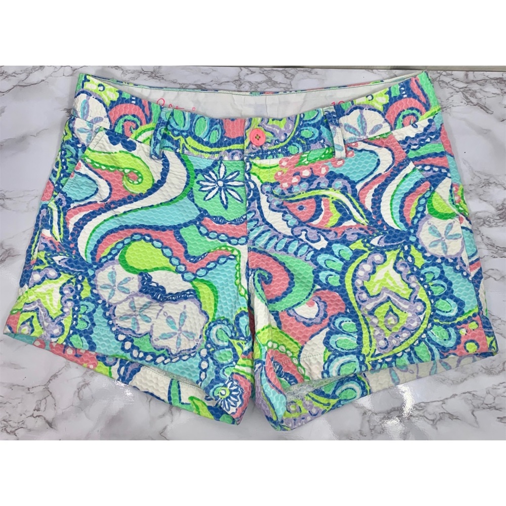 Lilly Pulitzer Callahan Short Sz 10 Conch Republic